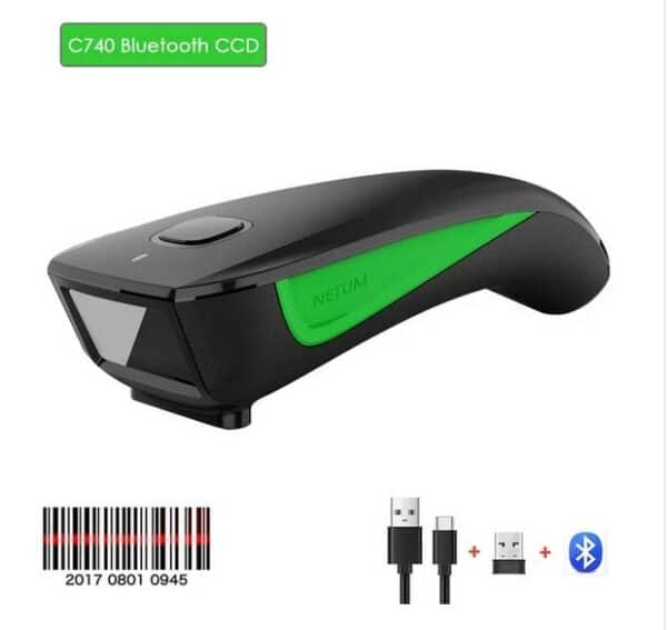 Безпровідний + Bluetooth сканер штрихкодів Netum C740