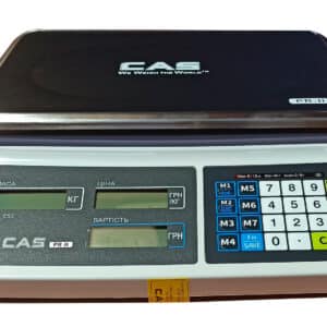 Ваги торгові CAS PR II B без стійки з LCD дисплеєм